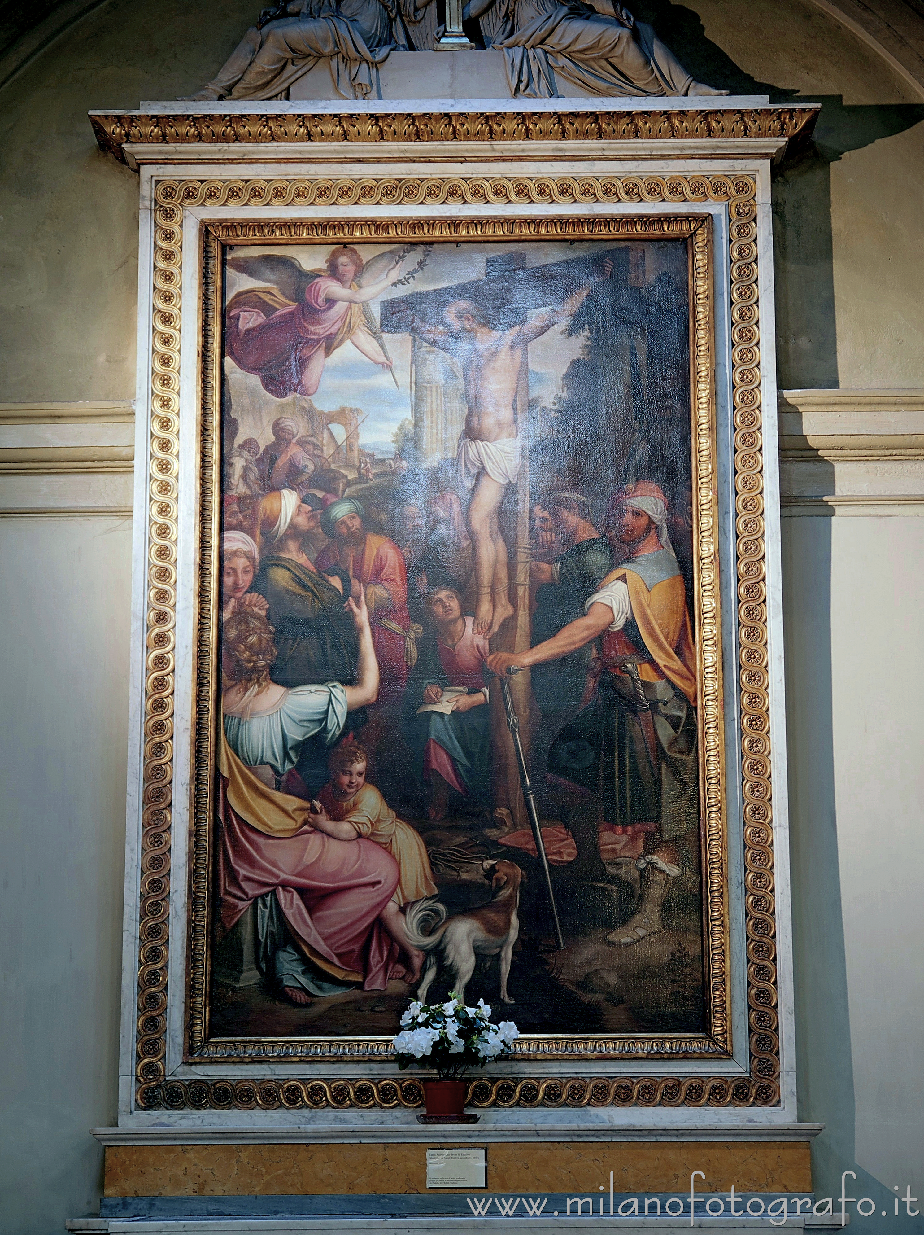 Milan (Italy) - Martyrdom of Saint Andrew the Apostle in the Church of Santa Maria della Consolazione - Full resolution picture